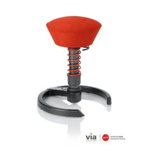 Via Seating Swopper Classic Multi Dimensional Movement Office Chair in Red