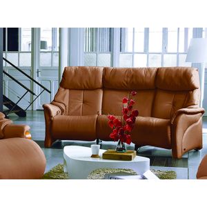 Himolla Chester Curved Manual Recline Sofa with Action in Chester