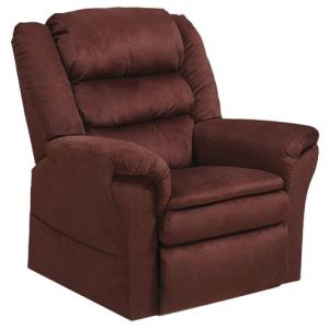 Catnapper Preston 4850 Power Lift Recliner with Pillowtop Berry Profile View