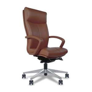 Via Seating Carmel High Back Office Chair Profile View