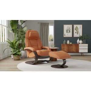 Fjords Admiral C Frame Recliner with Ottoman
