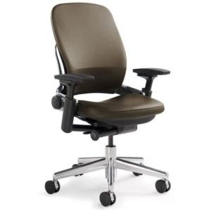 Steelcase Leap Mahogany L207 Leather