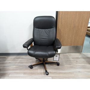 Stressless Consul Paloma Special Black Office Chair