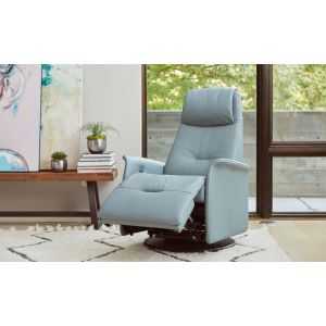 Fjords Tampa Swing Relaxer Recliner Chair in Soft Line Ice