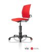 Via Seating 3Dee Active Office Chair Profile View in Red
