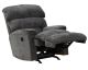 Catnapper Pearson 64739 Power Wall Hugger Recliner Charcoal Profile Reclined 