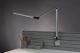 Koncept Z Bar Desk Lamp in Silver with the Slat Wall Mount 
