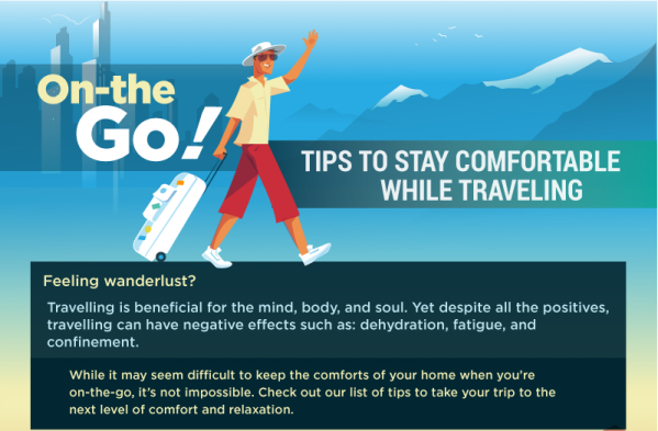 On-the-Go! Tips to Stay Comfortable While Traveling