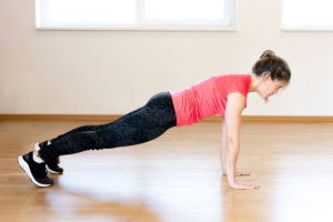 Half burpee exercise
